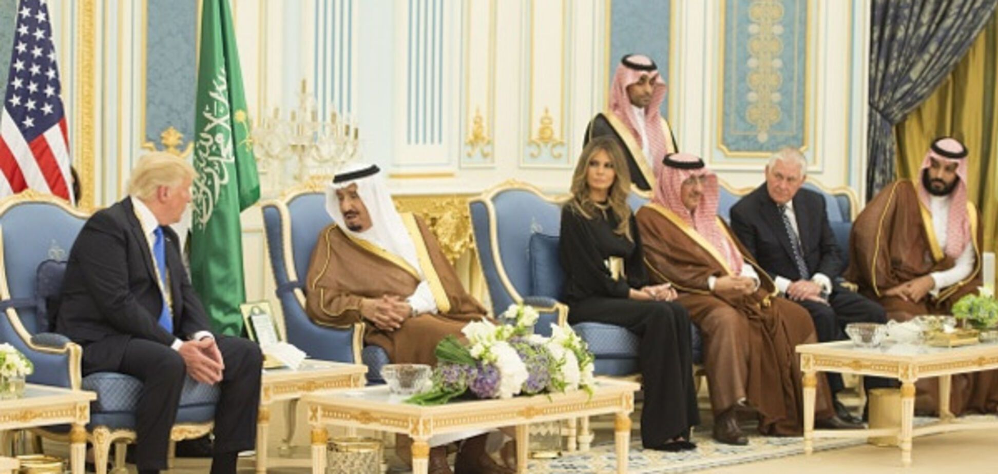 Дональд и Мелания Трамп в Саудовской Аравии