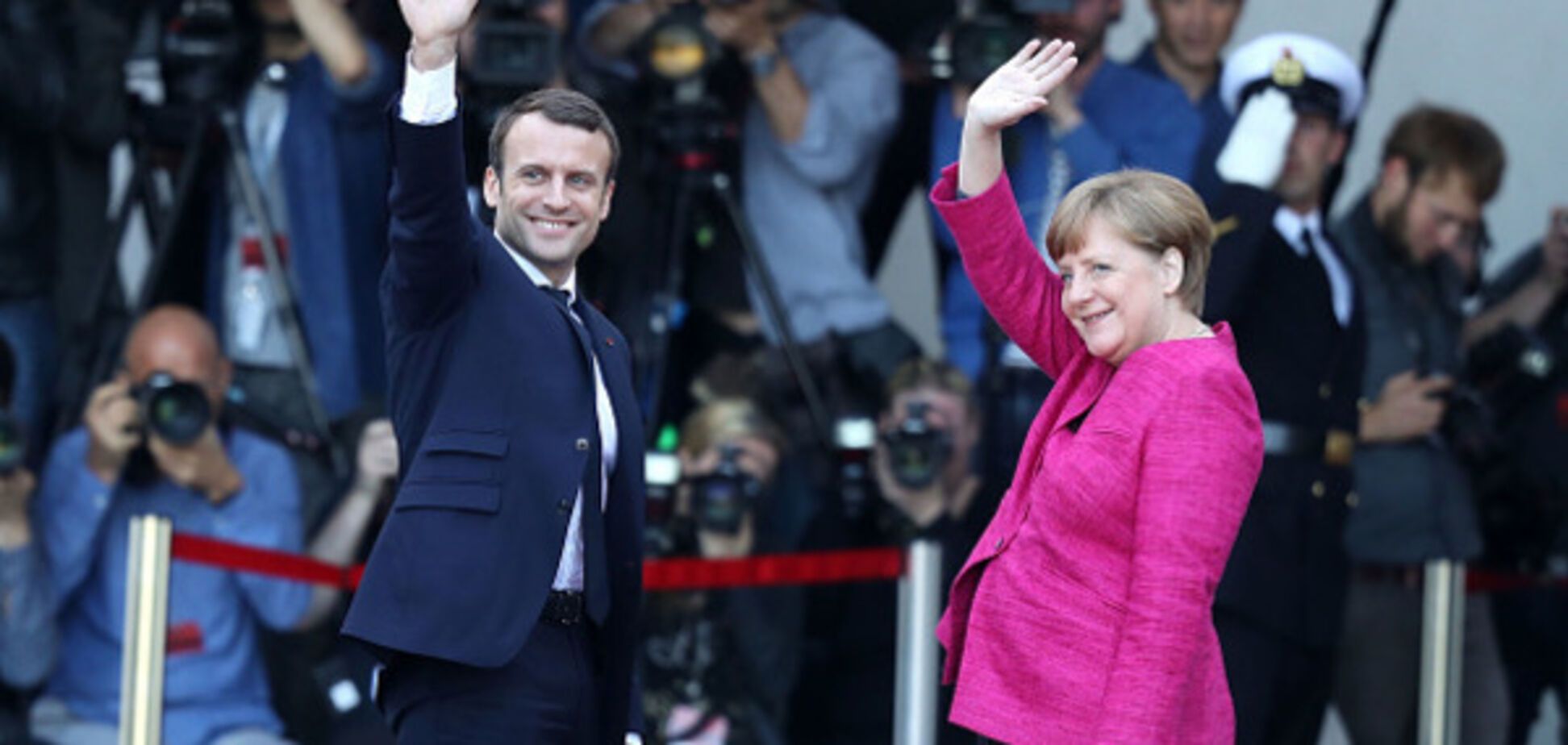 Макрон и Меркель