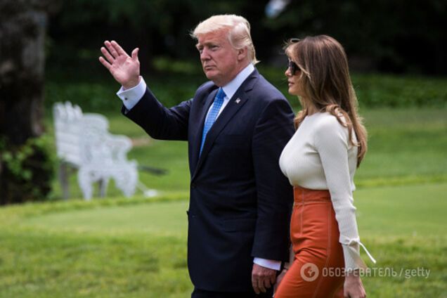 Дональд Трамп и Мелания Трамп
