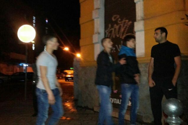 Драка во Львове