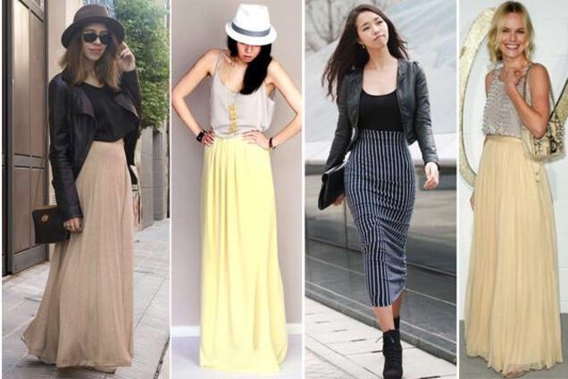 Девушки в длинных платьях