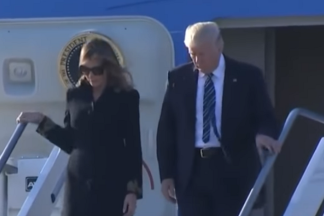 Мелания и Дональд Трамп