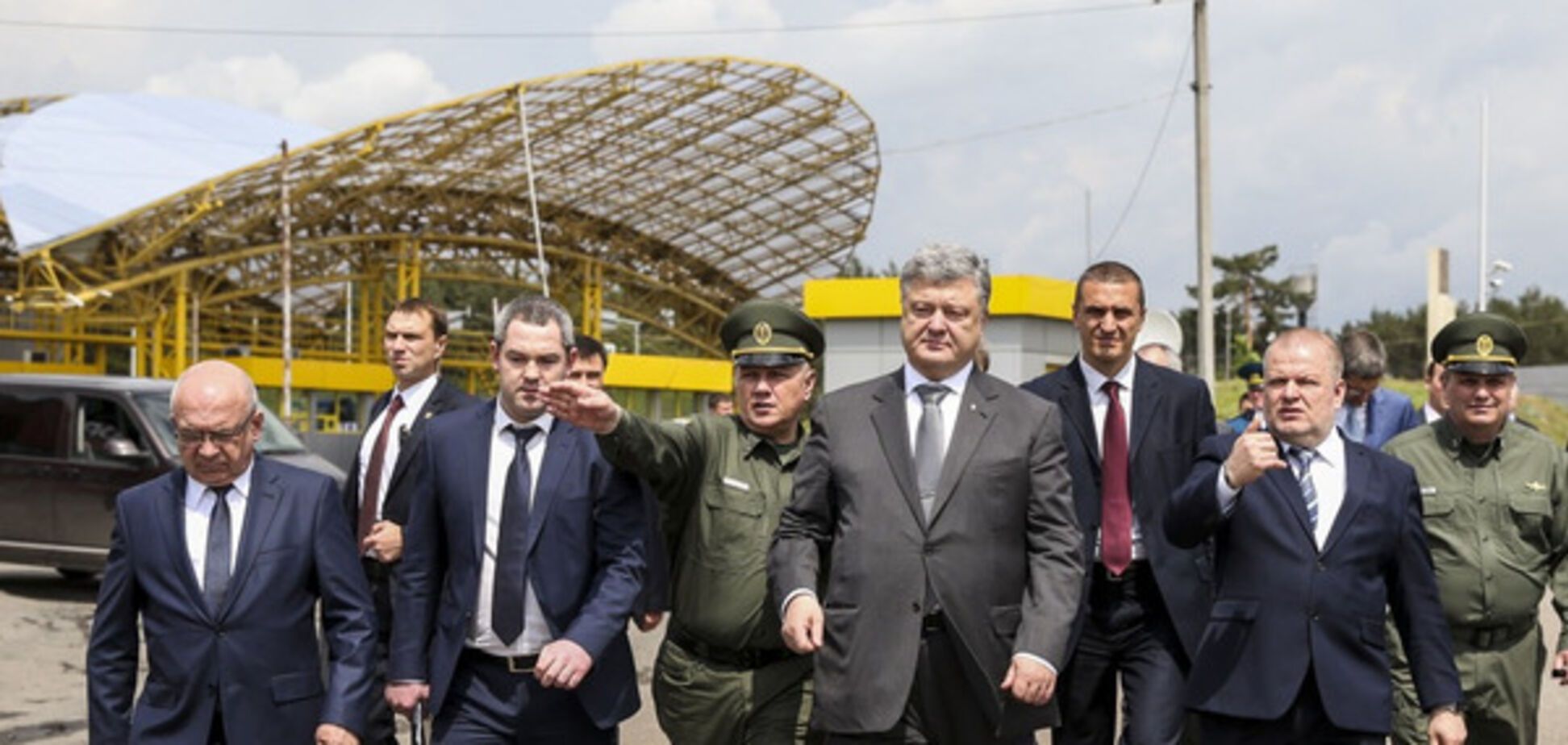 Порошенко на Ягодине