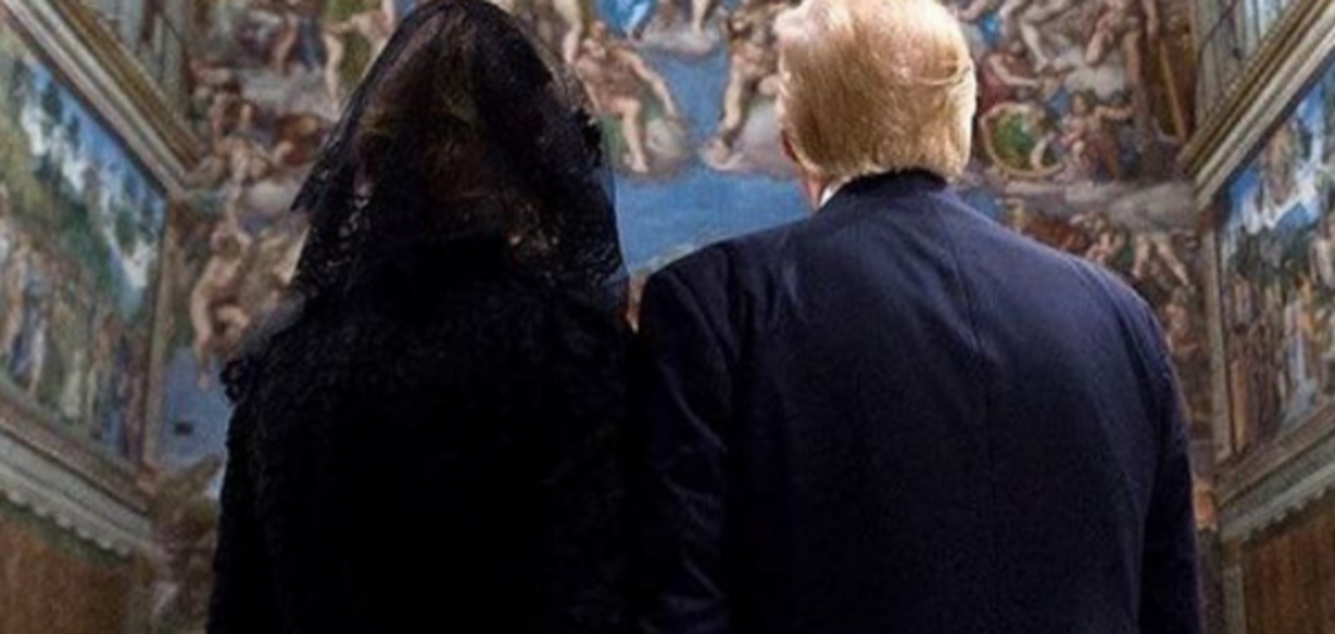 Мелания Трамп и Днальд Трамп