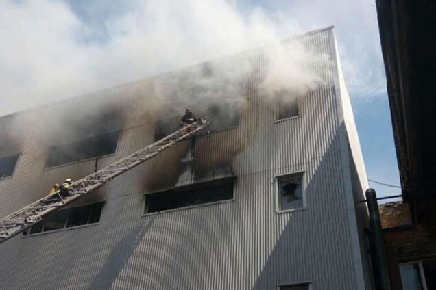 Пожар в Киеве