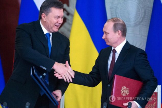 Виктор Янукович и Владимир Путин