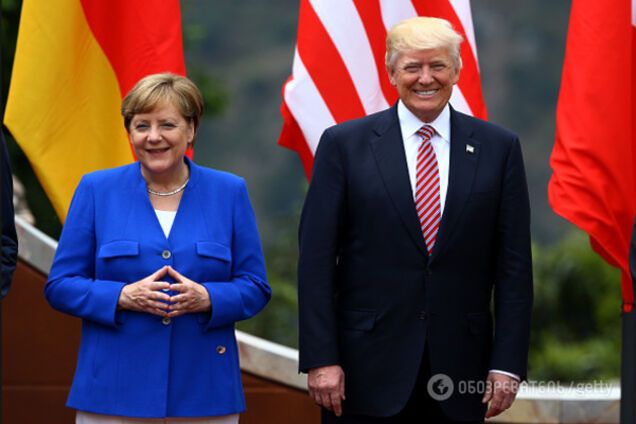 Ангела Меркель и Дональд Трамп