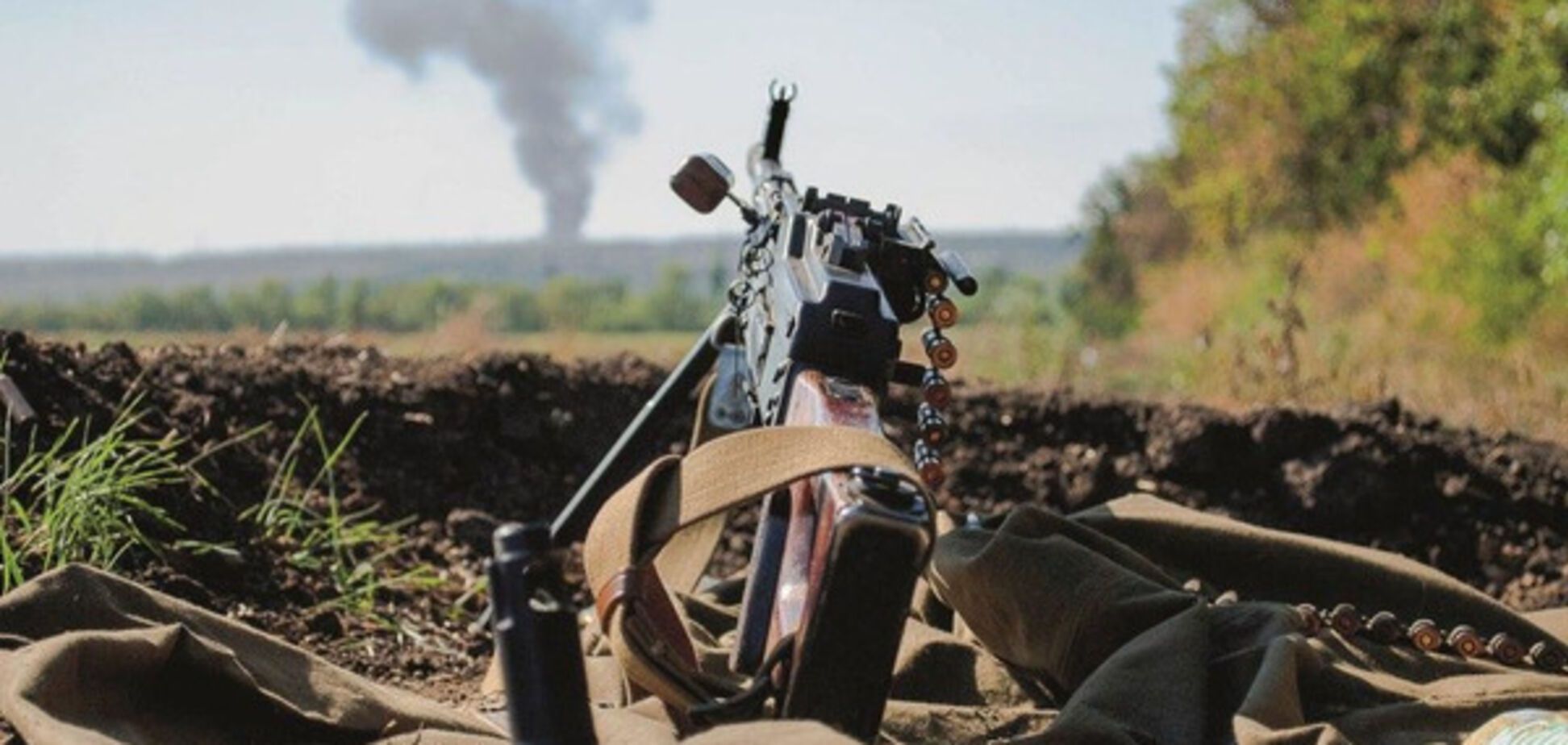 автомат, окоп, Донбасс, АТО