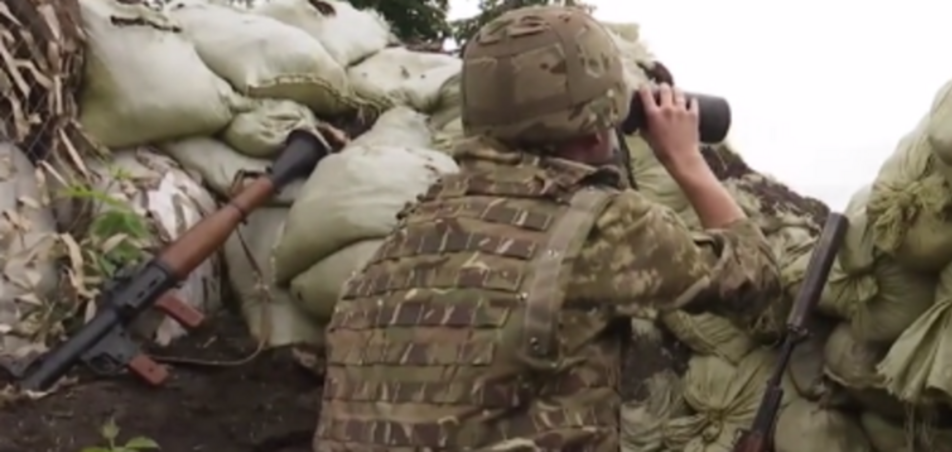 Бойцы АТО на Донбассе