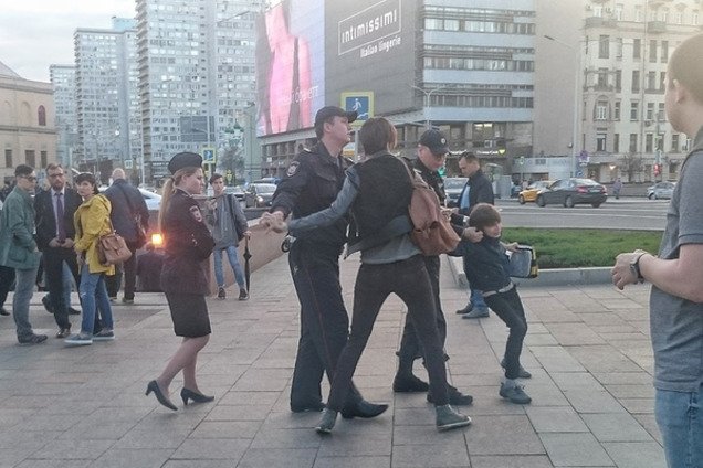 задержание мальчика, Москва, полиция