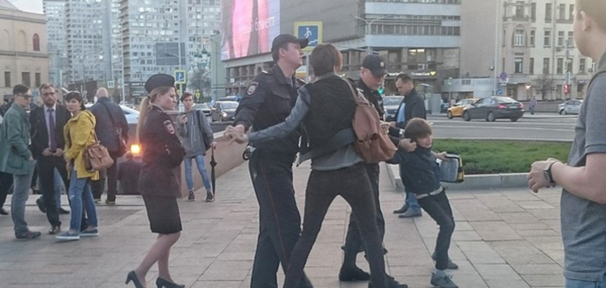 задержание мальчика, Москва, полиция