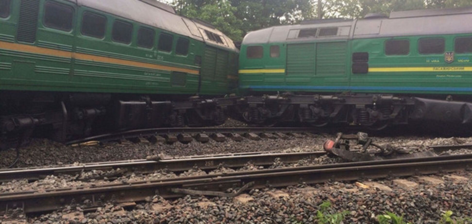 Ж/д авария на Хмельнитчине