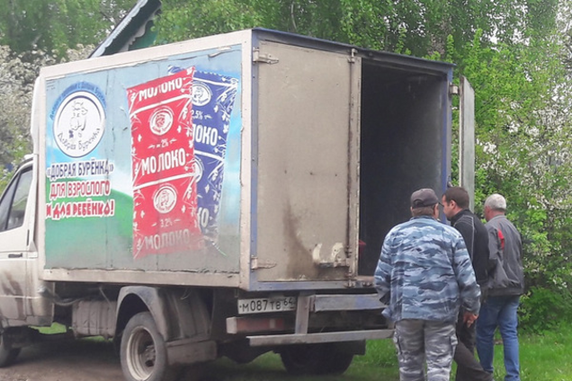 В России за покойником приехал грузовик с 'Доброй Буренкой'