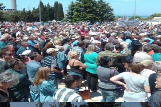 Митинг в Севастополе