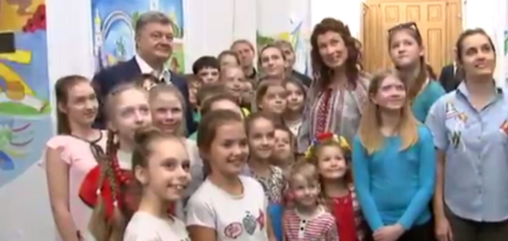 Петро Порошенко і діти