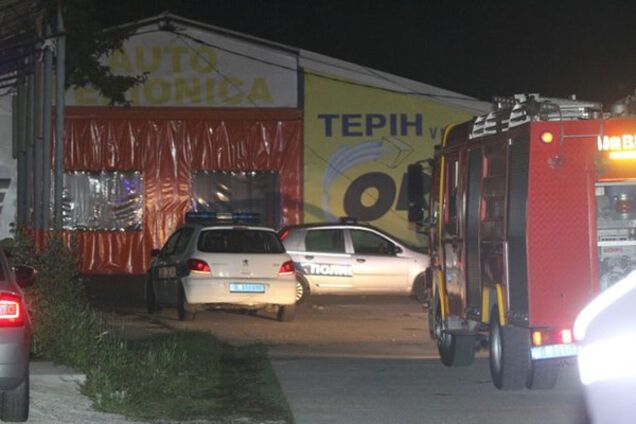 Взрыв в Белграде