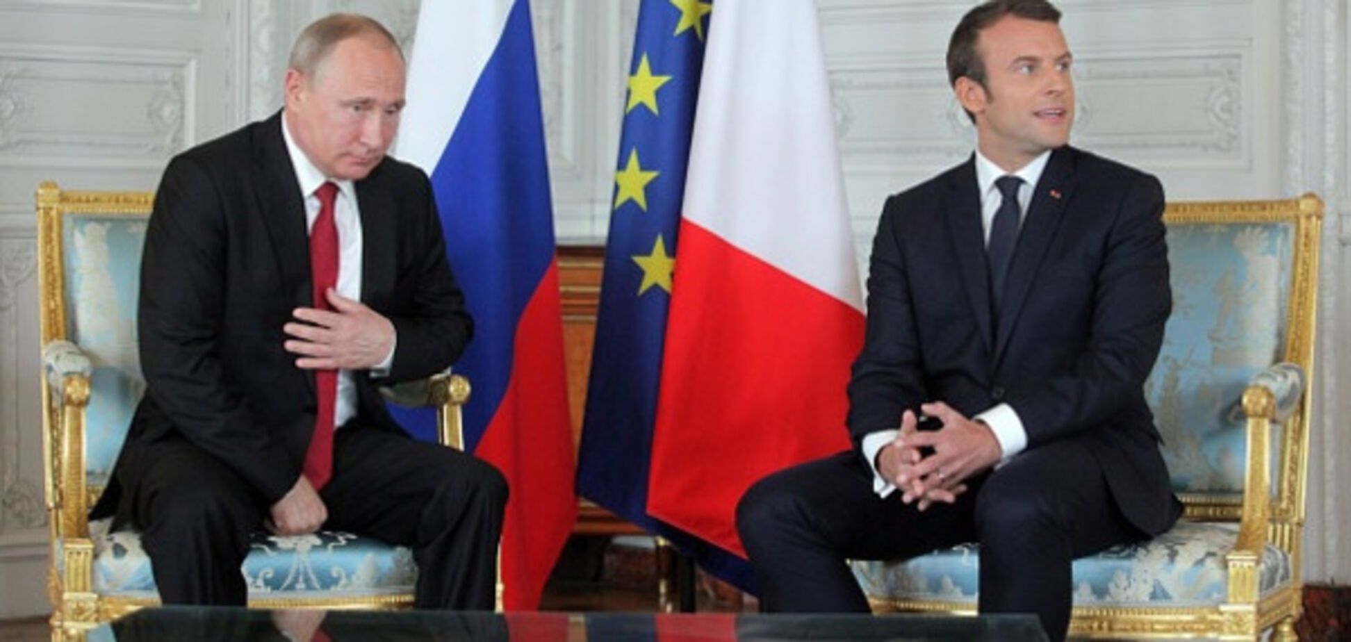 Путин и Макрон