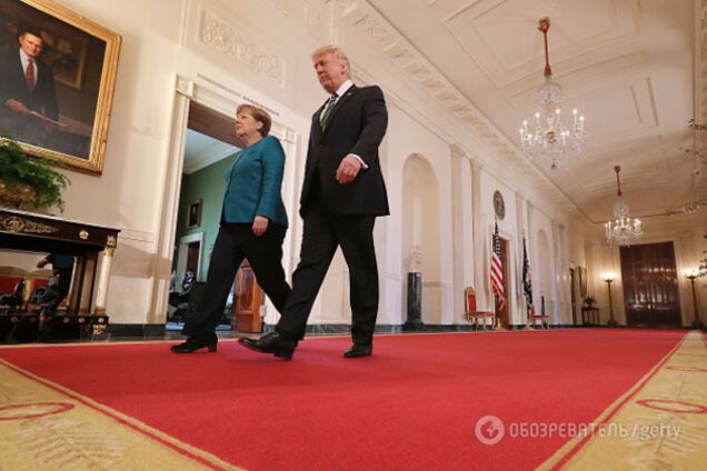 Трамп і Меркель
