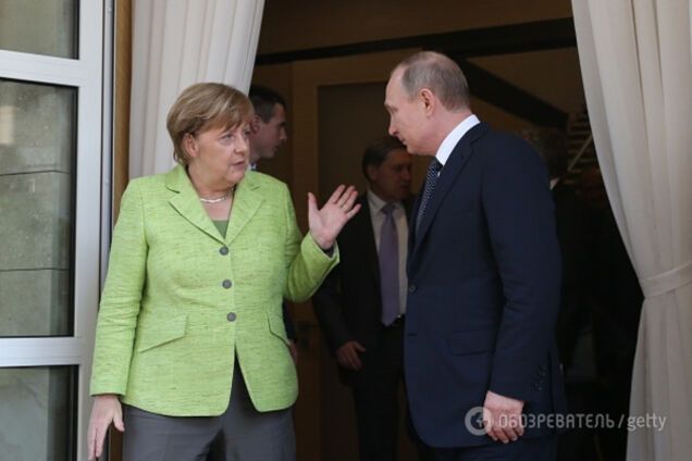 Ангела Меркель и Владимир Путин