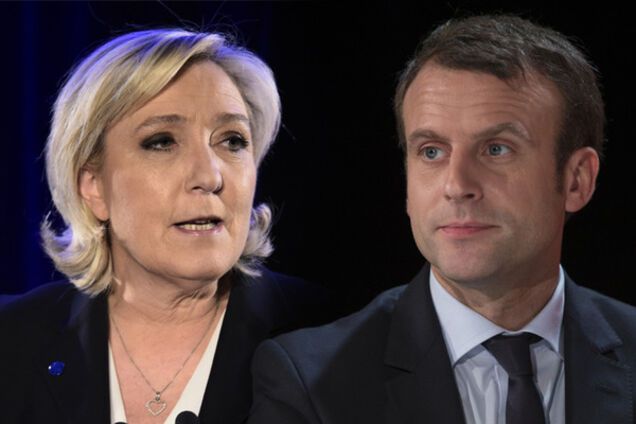 Ле Пен и Макрон