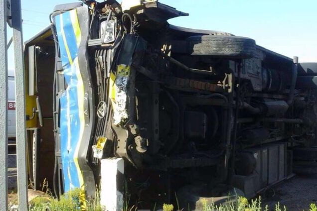 В Запорожской области произошло ДТП, столкнулись автобус с маршруткой