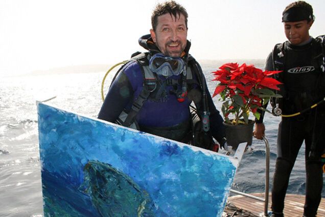 Помер відомий український художник, автор картин під водою
