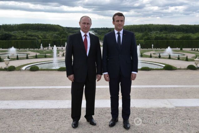 путин и макрон