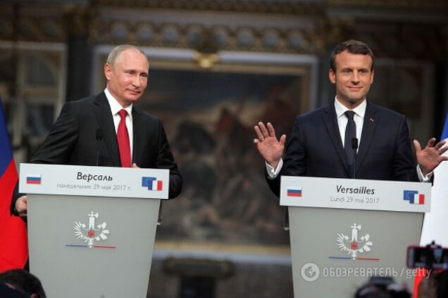 Путин, Макрон, Франция