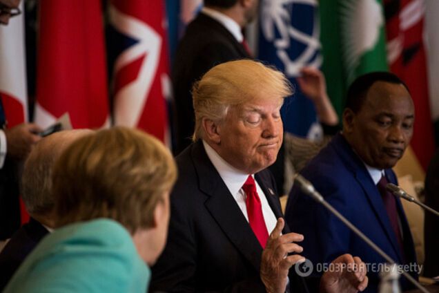 Трамп и Меркель