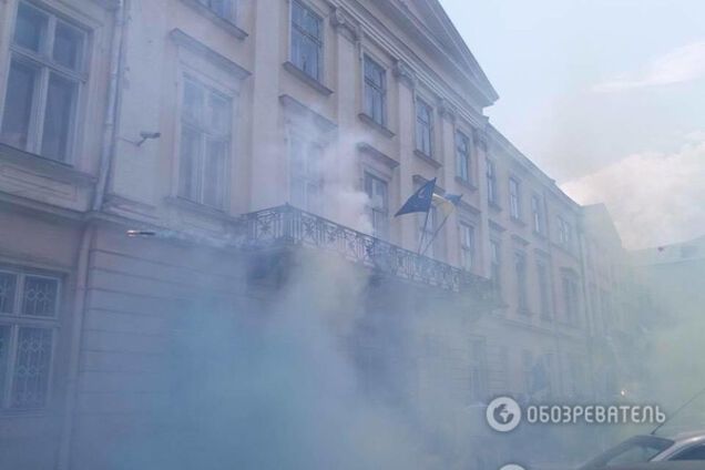 Захват облсовета во Львове