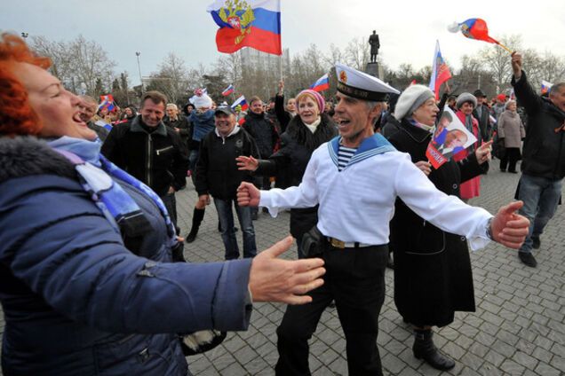 Крымчане против 'вежливых освободителей'