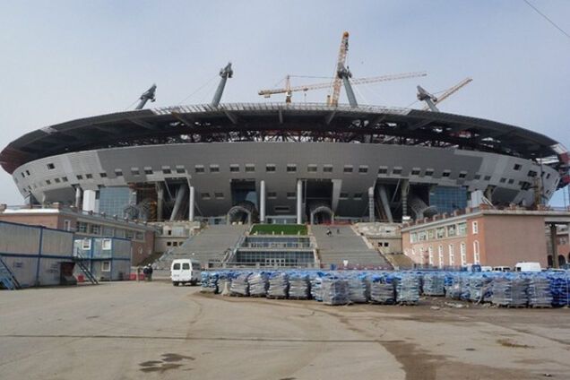 Зенит Арена строительство