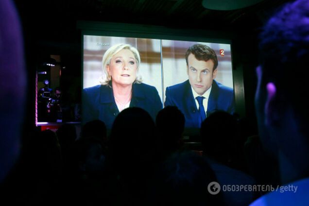 Макрон і Ле Пен звинуватили одне одного у підпорядкуванні впливу Путіна та Меркель