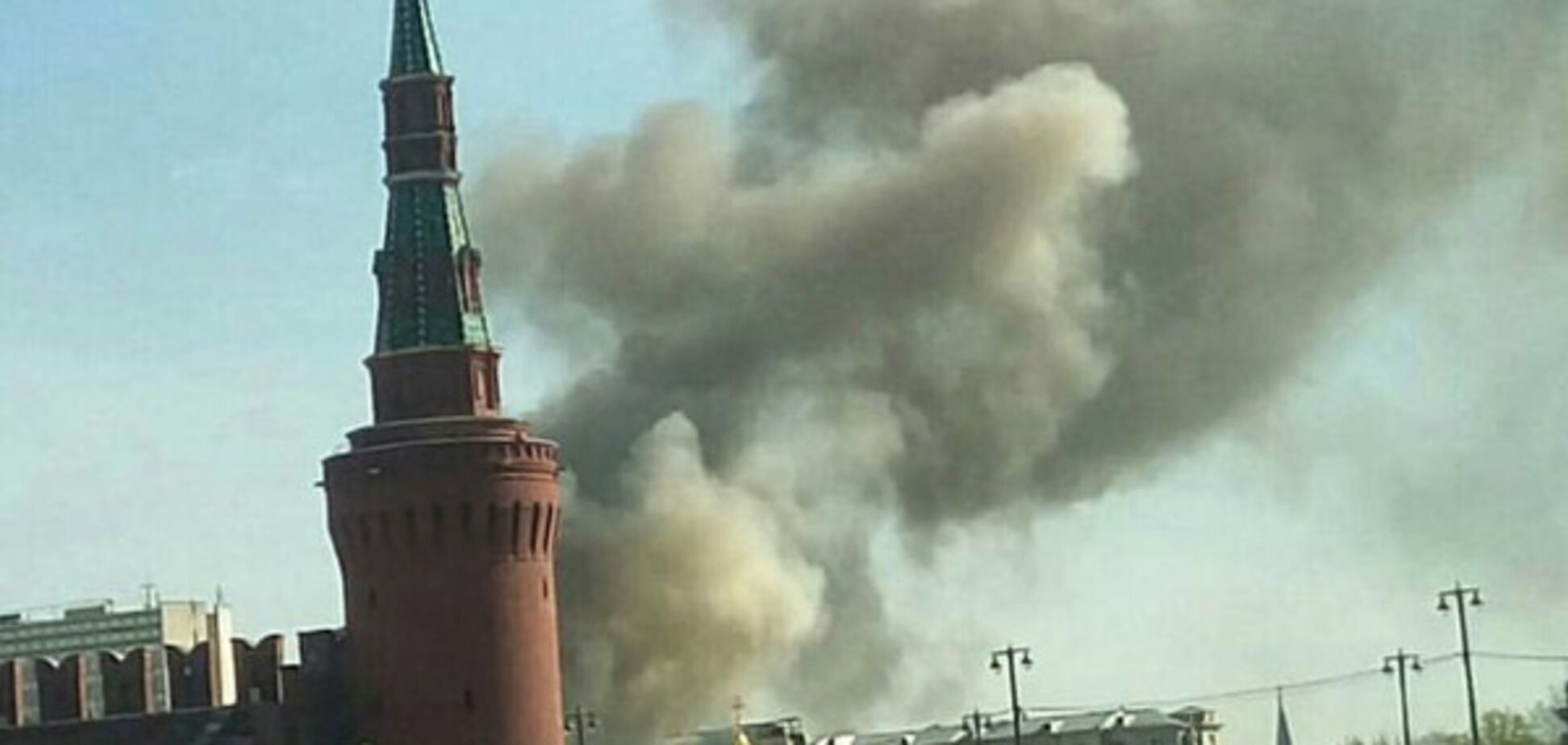 Пожар в Москве