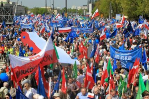 Протесты в Варшаве