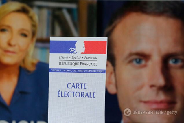 Ле пен Макрон