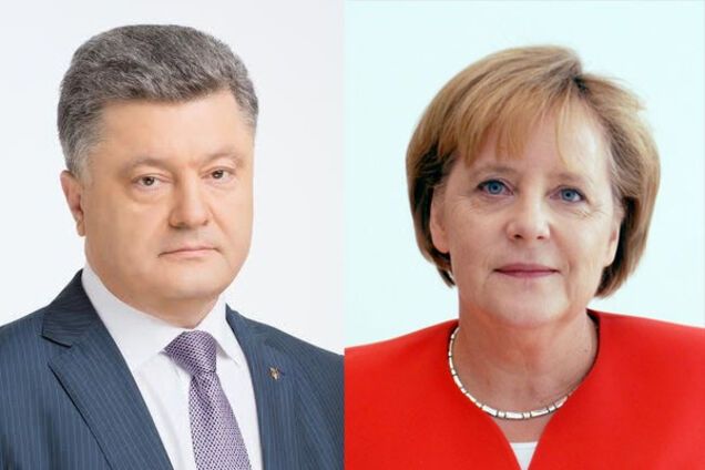 Петр Порошенко и Ангела Меркель