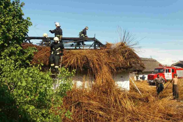 На острове Хортица горел историко-культурный комплекс