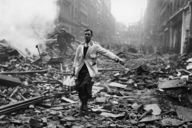 Лондон, Друга світова війна, доставка молока