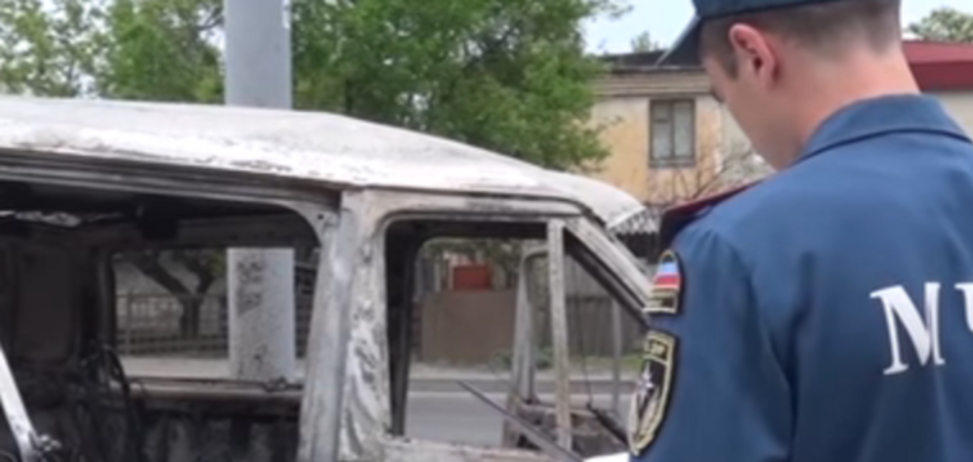 Спалили автомобіль в Донецьку