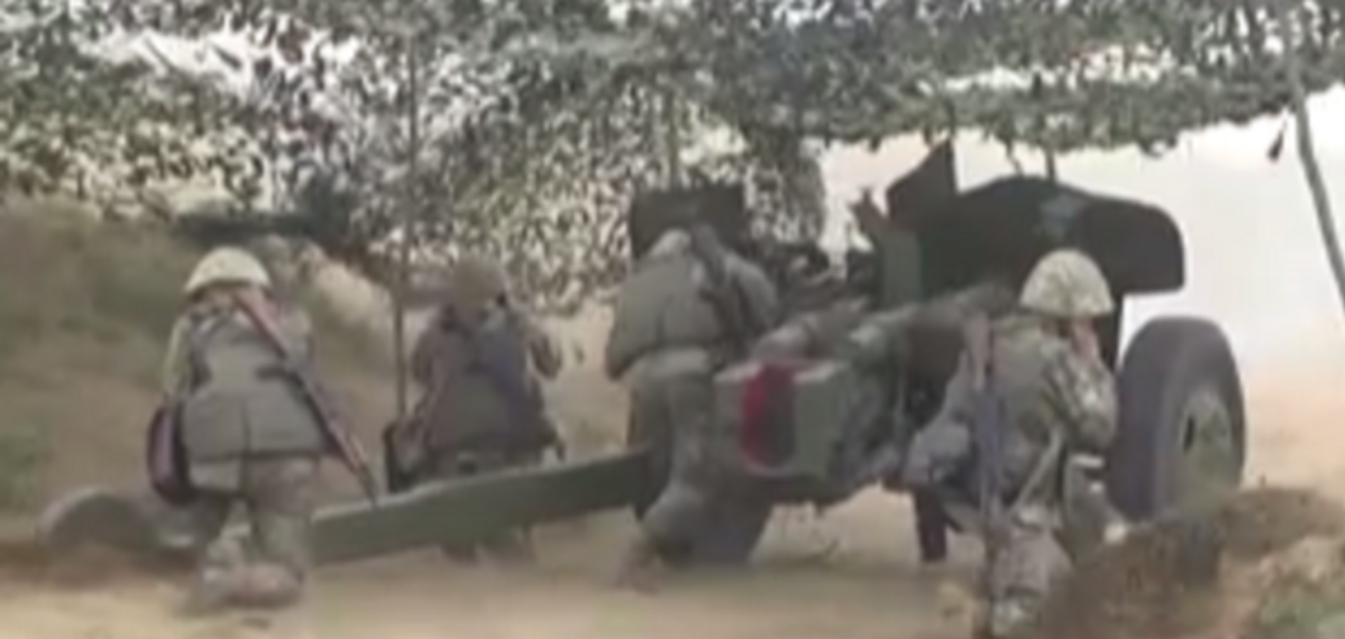 Украинские артиллеристы