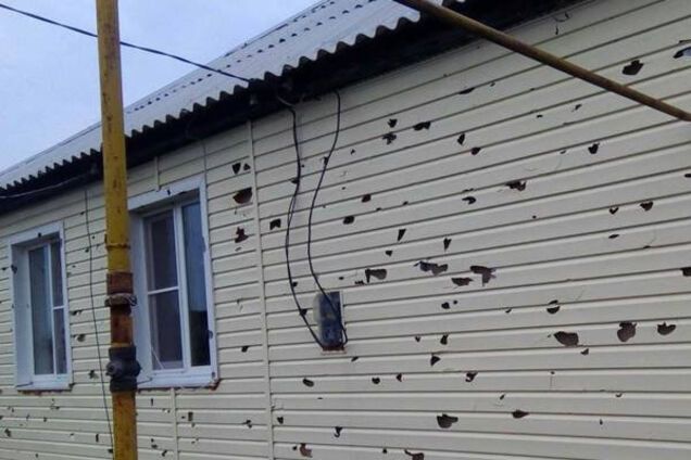 Град побив будинку