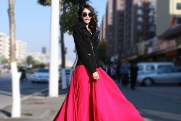 Длинное платье