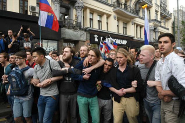 протесты на тверской в москве