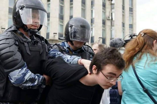задержания на митинге в россии