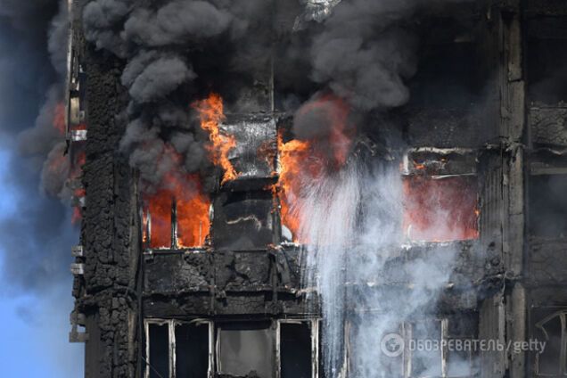 Пожар в Лондоне