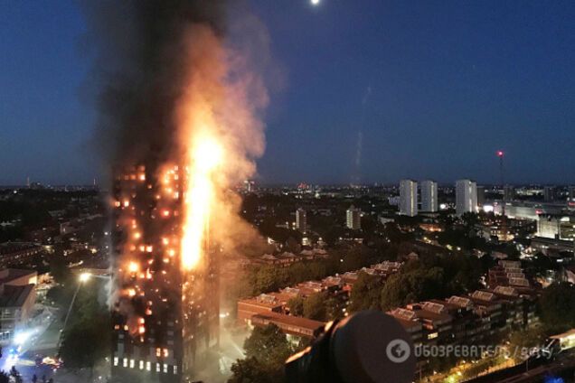 Пожар в Лондоне