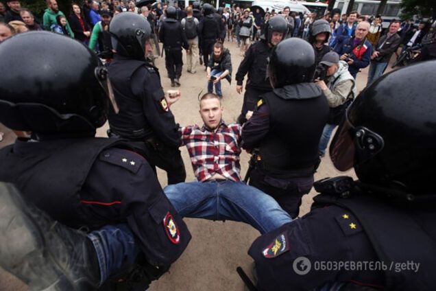 Протесты в Москве