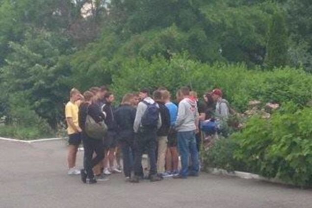 У Києві агресивні молодики зірвали акцію проти насильства