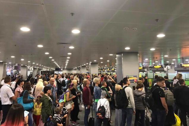 Очереди в Борисполе